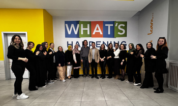 REHA BİLİR ŞEHİT ERKAN KURŞUN İLKOKULU’NDA ÖĞRETMENLERLE BULUŞTU